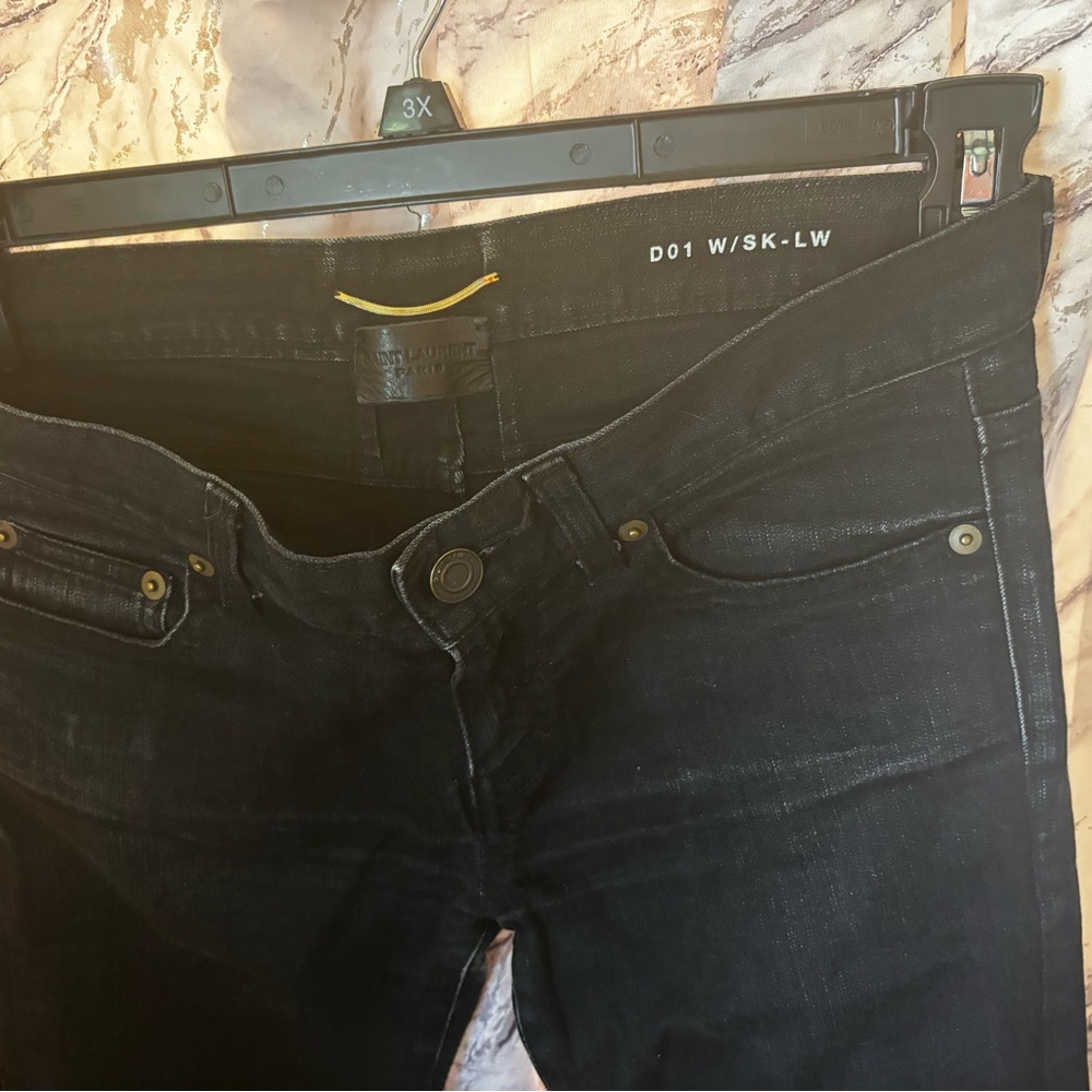 Saint Laurent Women's Black Skinny Jeans